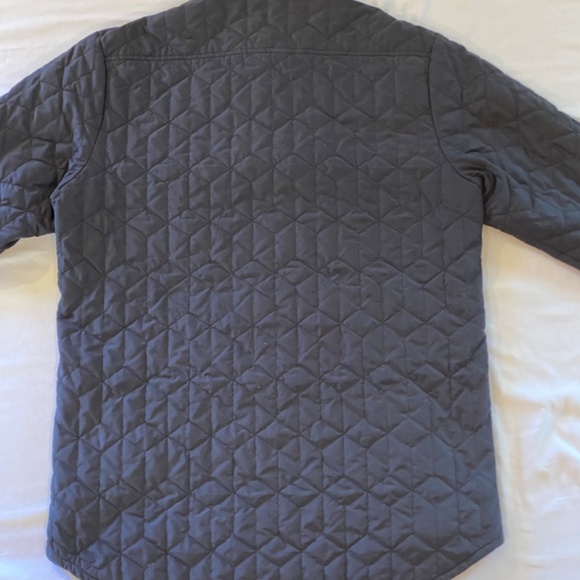 Isaora + Ghostly International Quilted Shirt Jacket Button Up Men's Size S Black - Picture 5 of 8